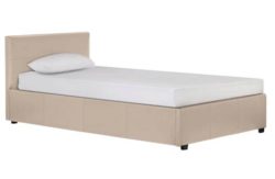 Hygena Chapton Single Ottoman Bed Frame - Latte.